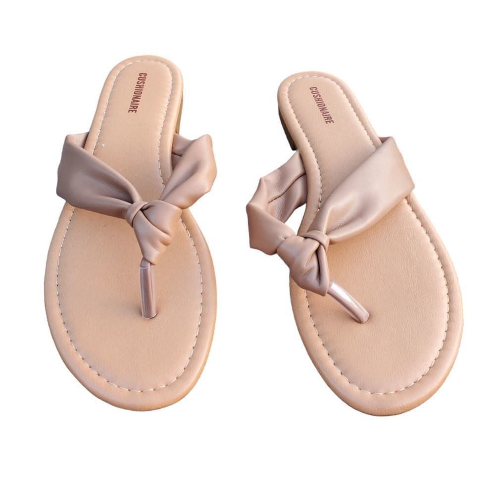 Women's Blush Knot Thong Sandals